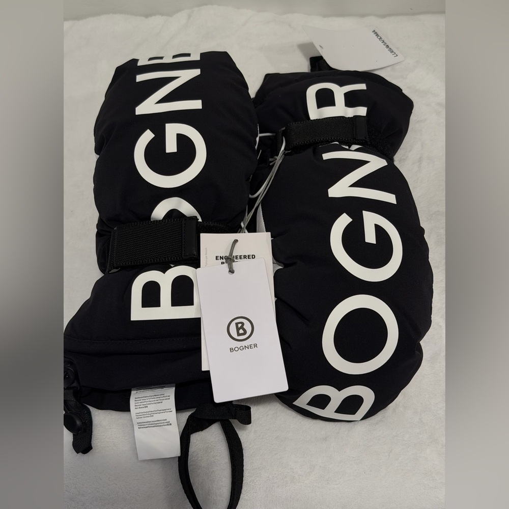 Bogner Black Women's Logo Mittens